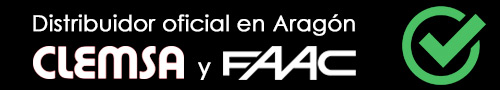 Distribuidor oficial de CLEMSA y FAAC en Aragón